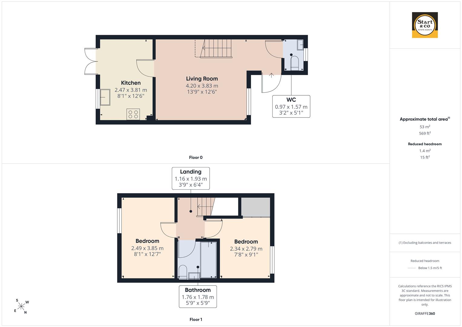 12a, Dale Road, Newquay floorplan