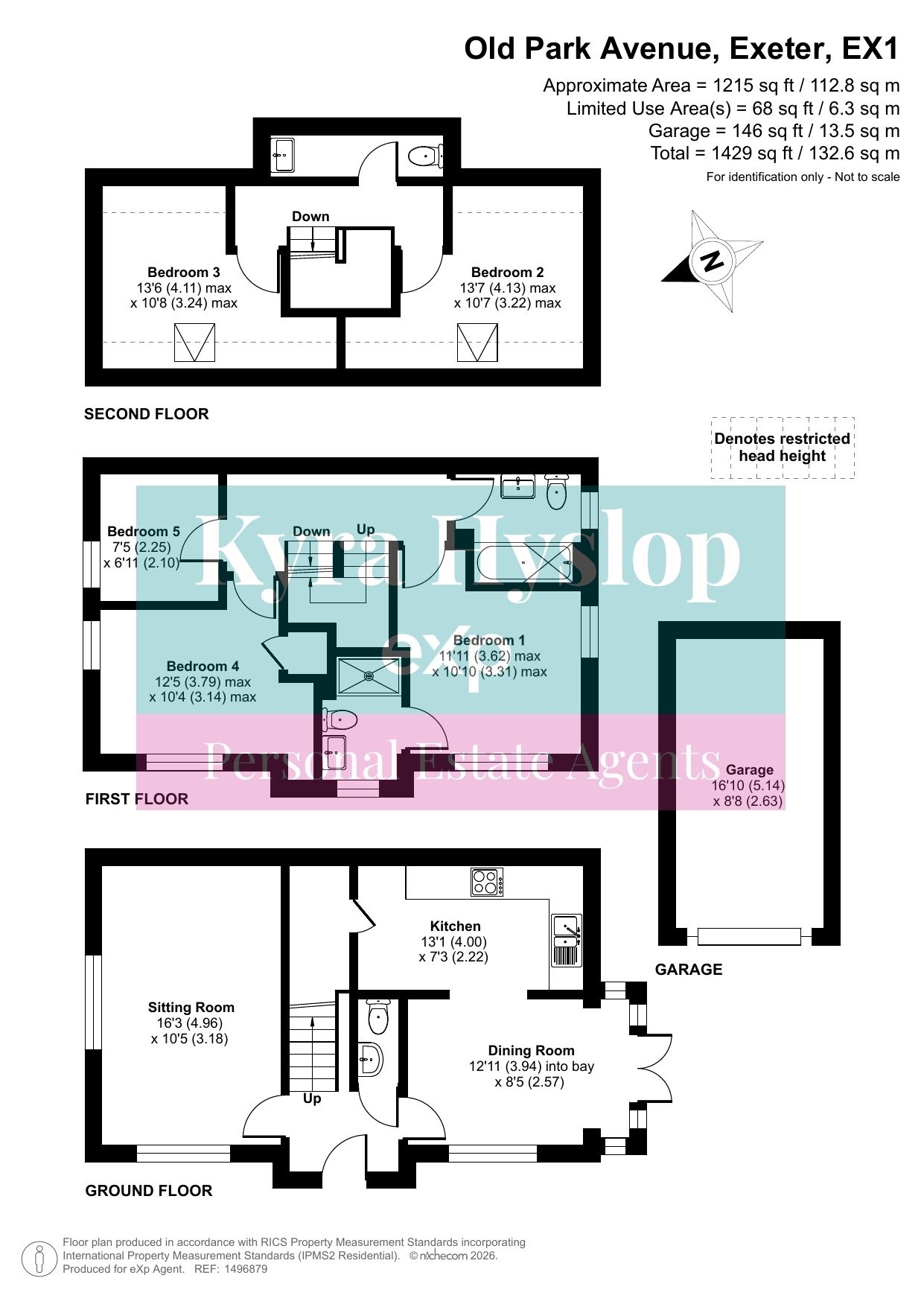 37, Old Park Avenue, Exeter floorplan