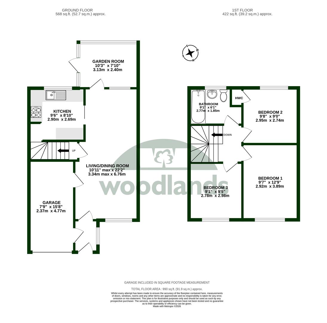 99A, Swindon Road, Horsham floorplan
