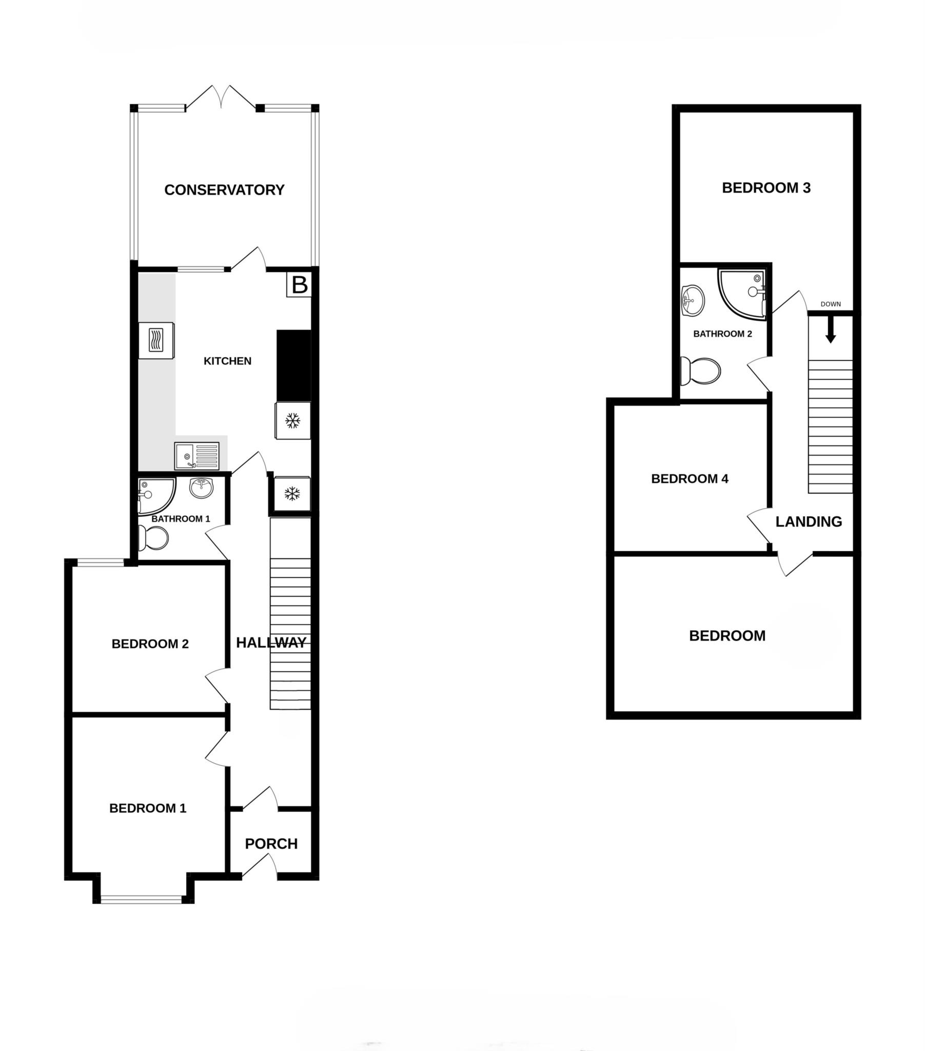 Room 2, North Avenue, Southend On Sea floorplan