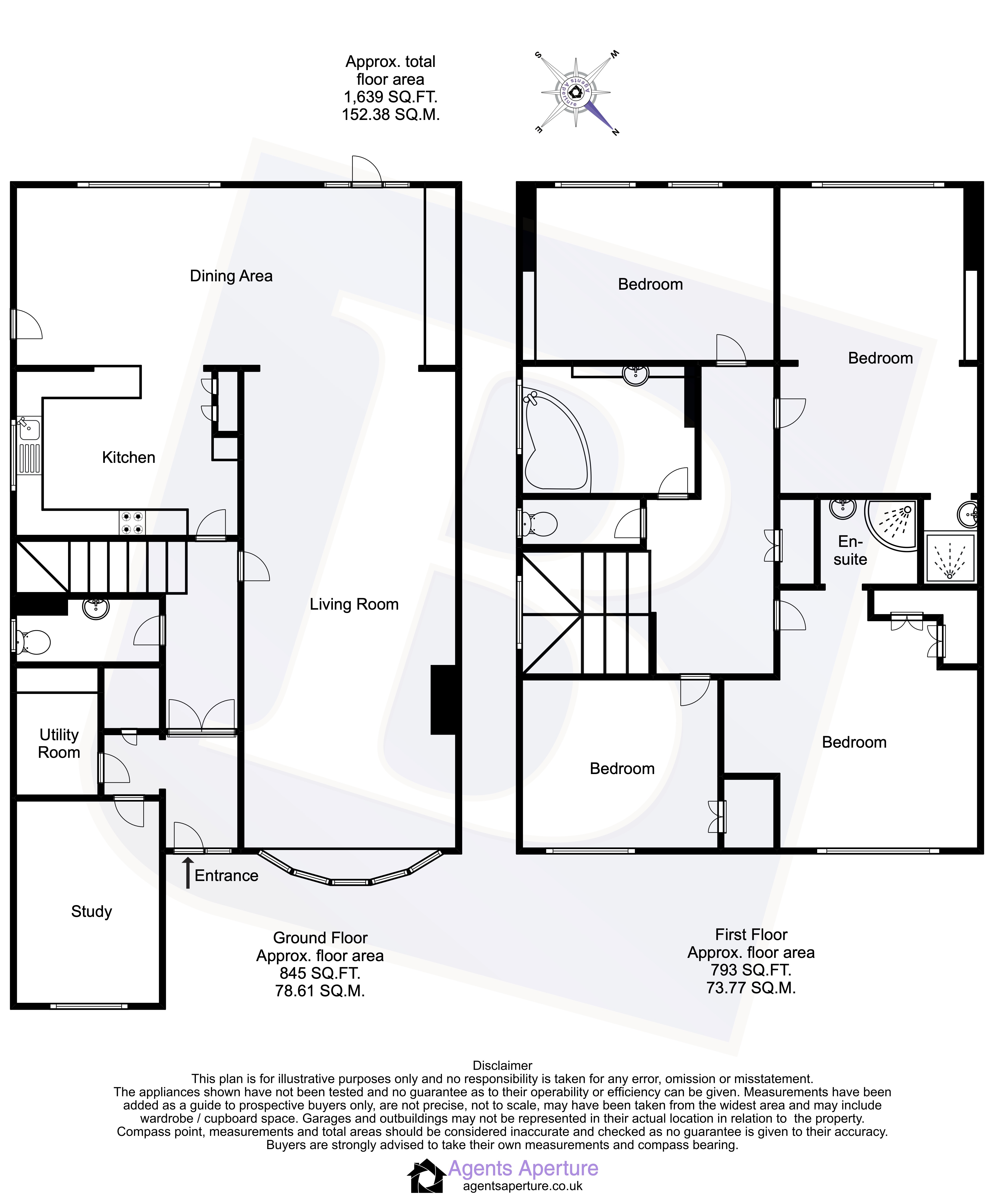 12, Plovers Mead, Brentwood floorplan