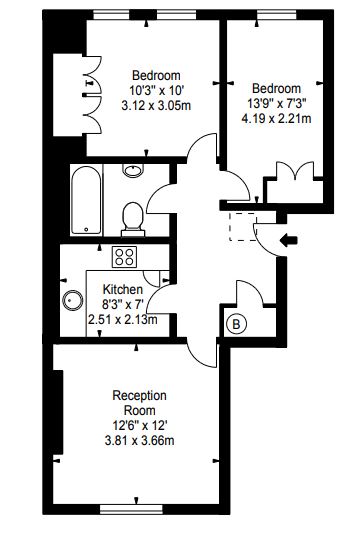 2 Bedrooms Flat to rent in Lexham Gardens, London W8