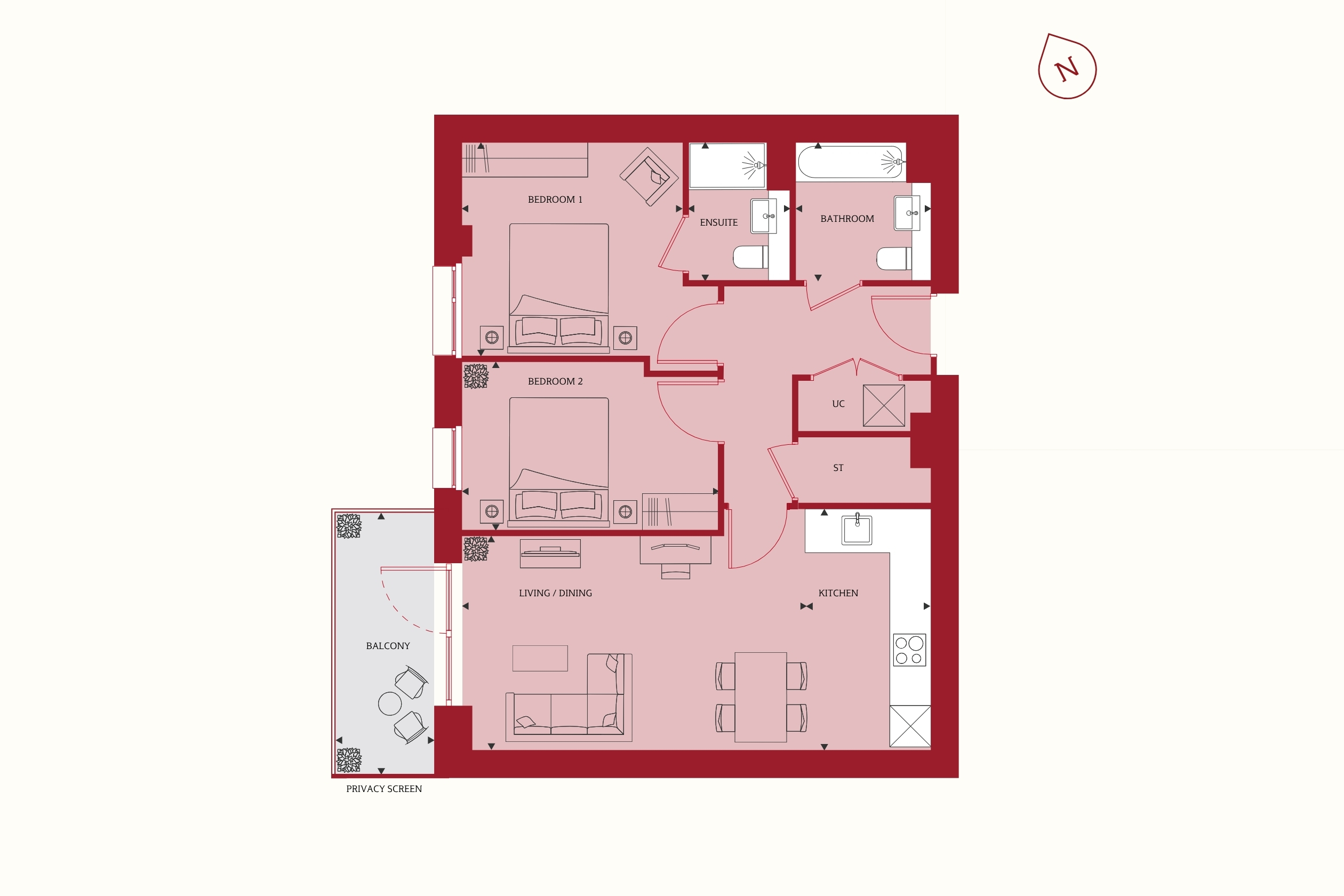 H7945113, Carnation Gardens, Nestle Avenue, Hayes floorplan