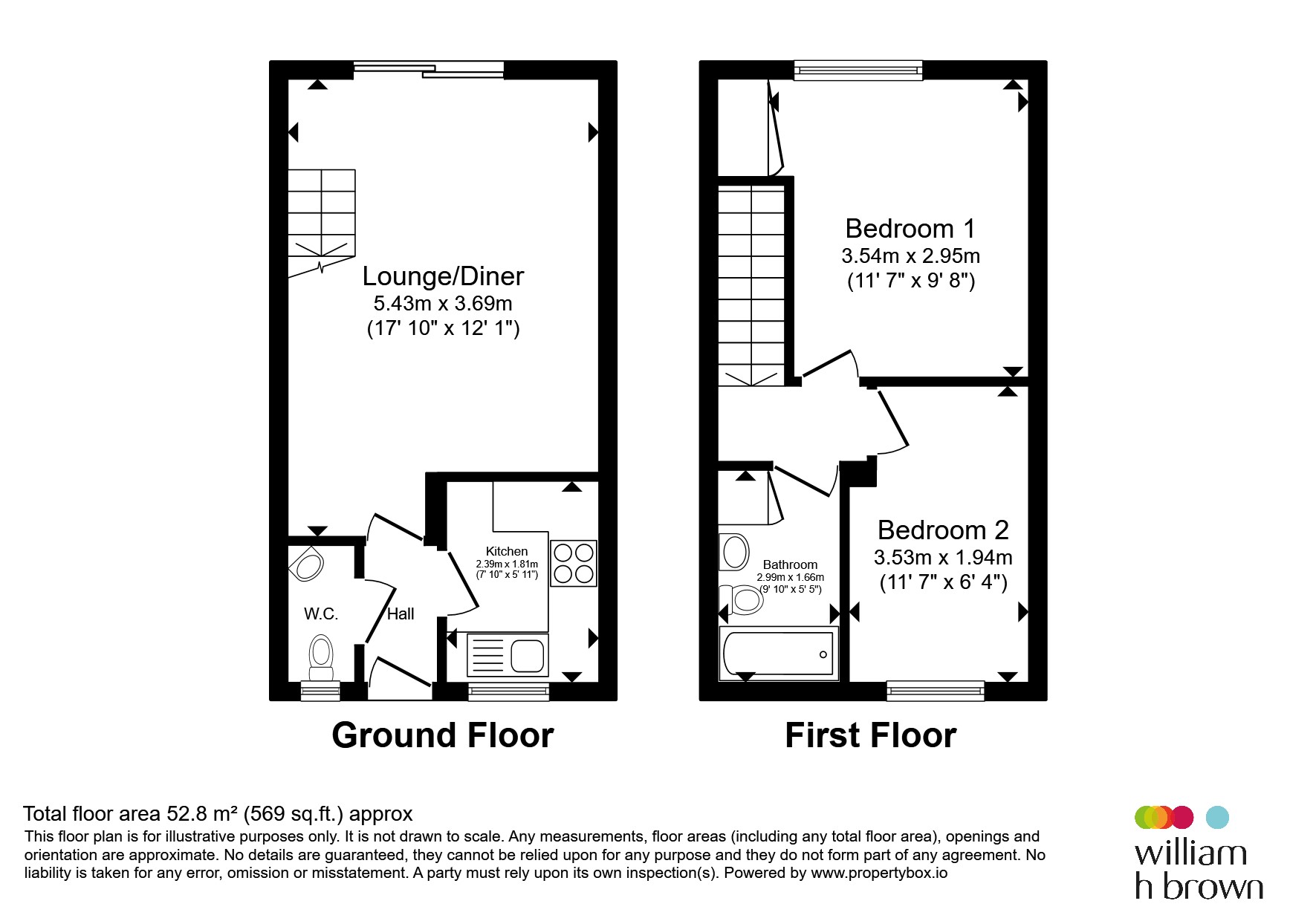 8, Shearwater Close, Stevenage floorplan
