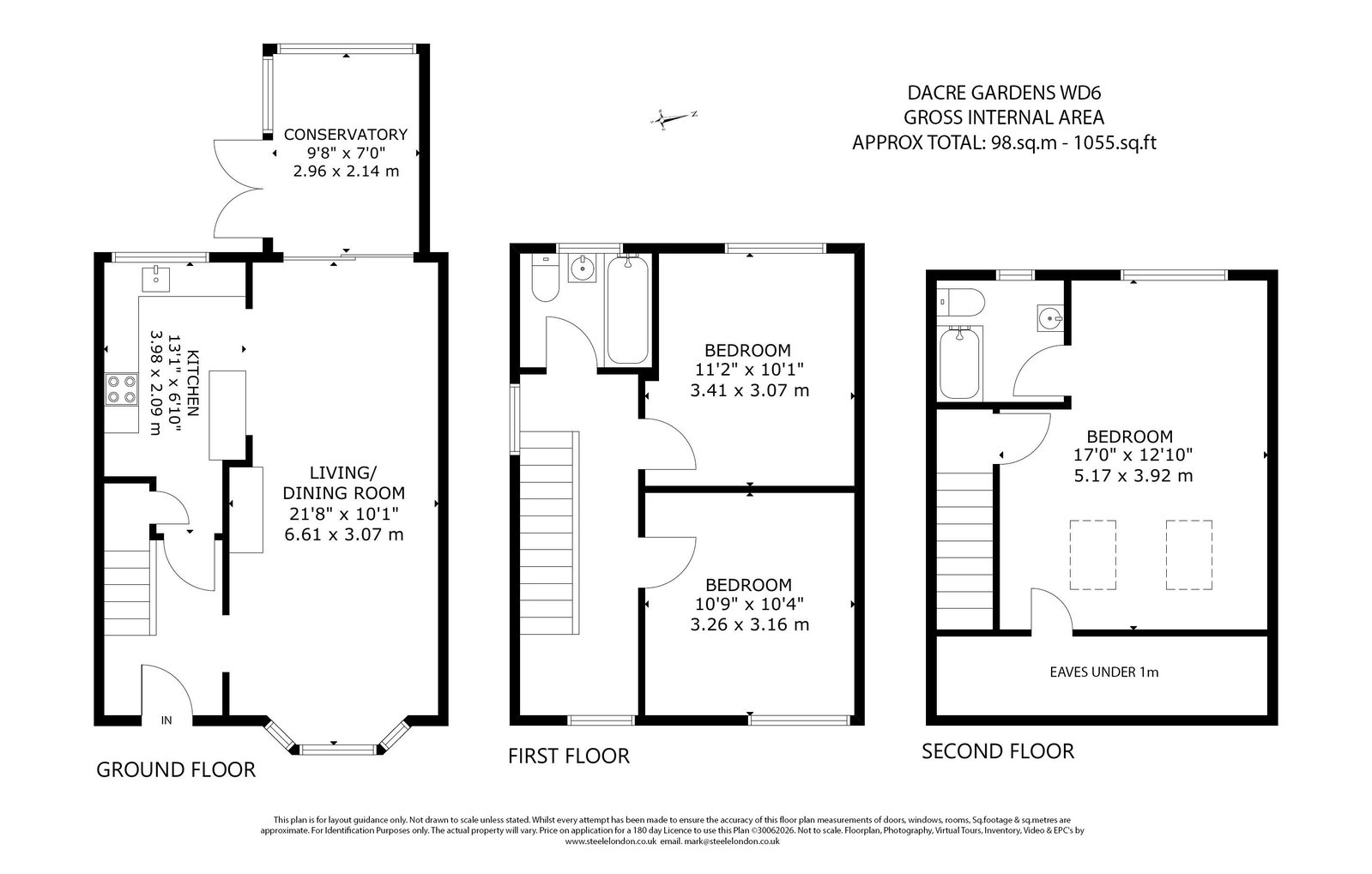 8, Dacre Gardens, Borehamwood floorplan