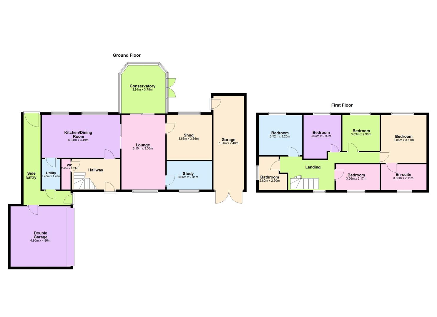17, Grange Drive, Burbage floorplan