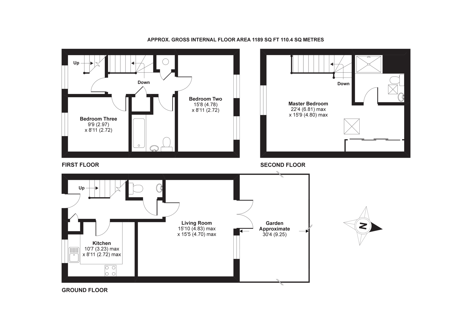 3 Bedrooms Terraced house for sale in Toutley Road, Wokingham, Berkshire RG41