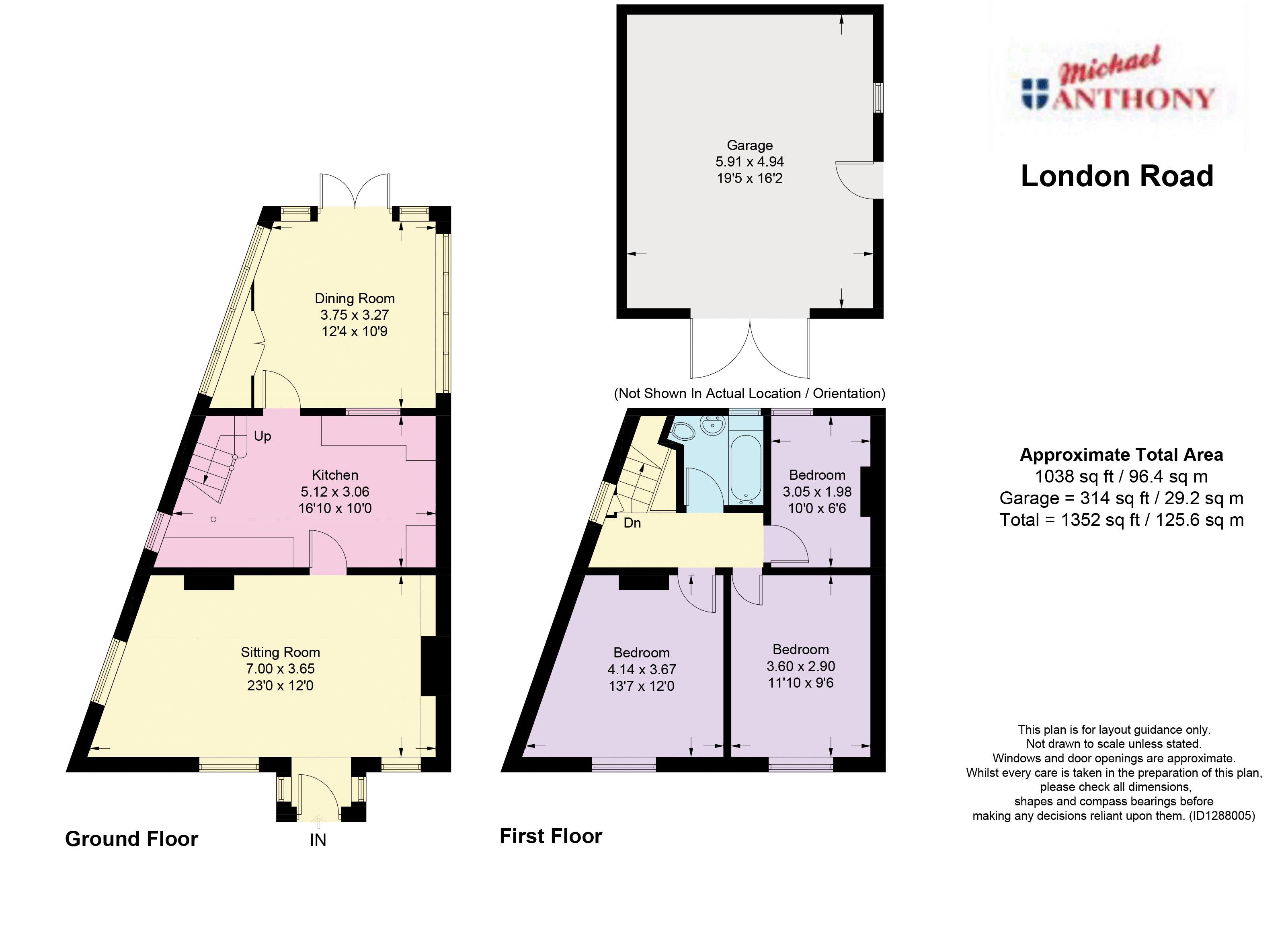 56, London Road, Aston Clinton floorplan