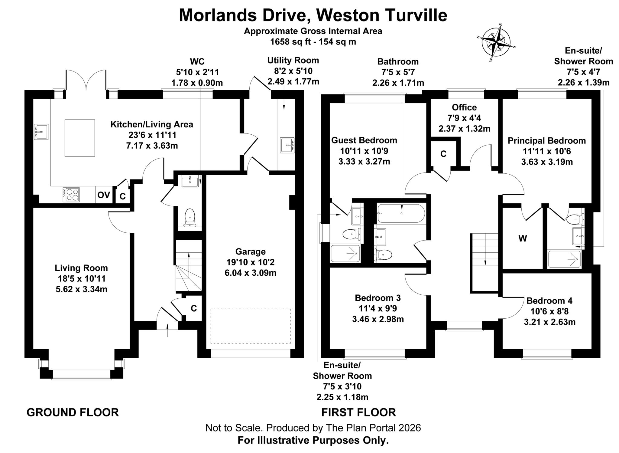 13, Morlands Drive, Aylesbury floorplan