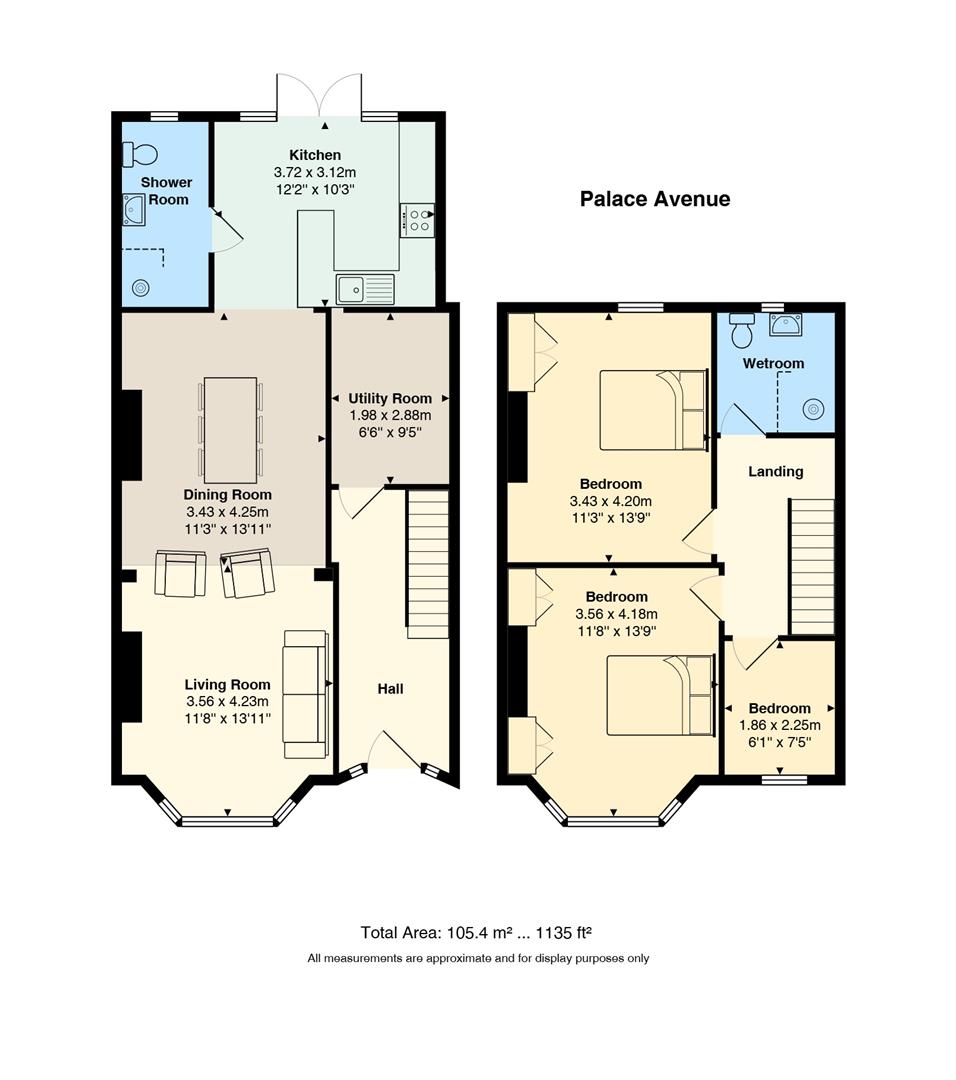 3, Palace Avenue, Cardiff floorplan