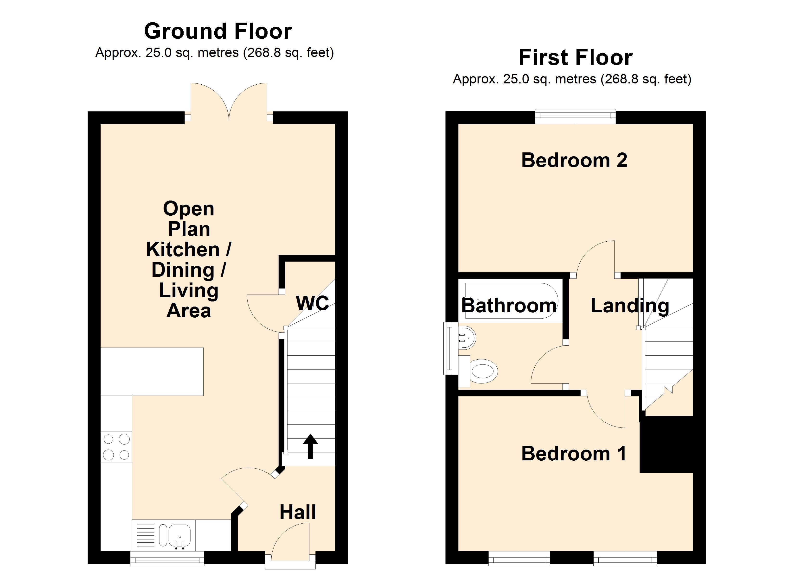 123, Carmarthen floorplan