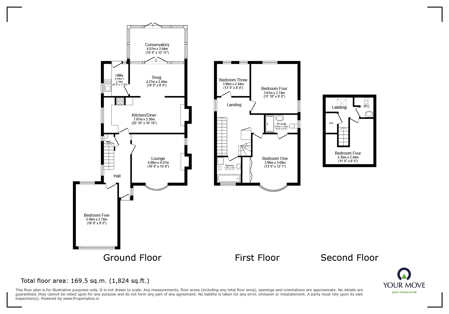 24, Main Street, Coalville floorplan