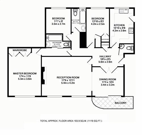 3 Bedrooms Flat to rent in Adelaide Road, Swiss Cottage NW3