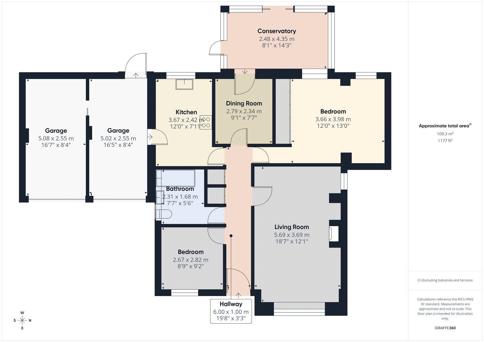 6, Seymour Close, North Somerset floorplan