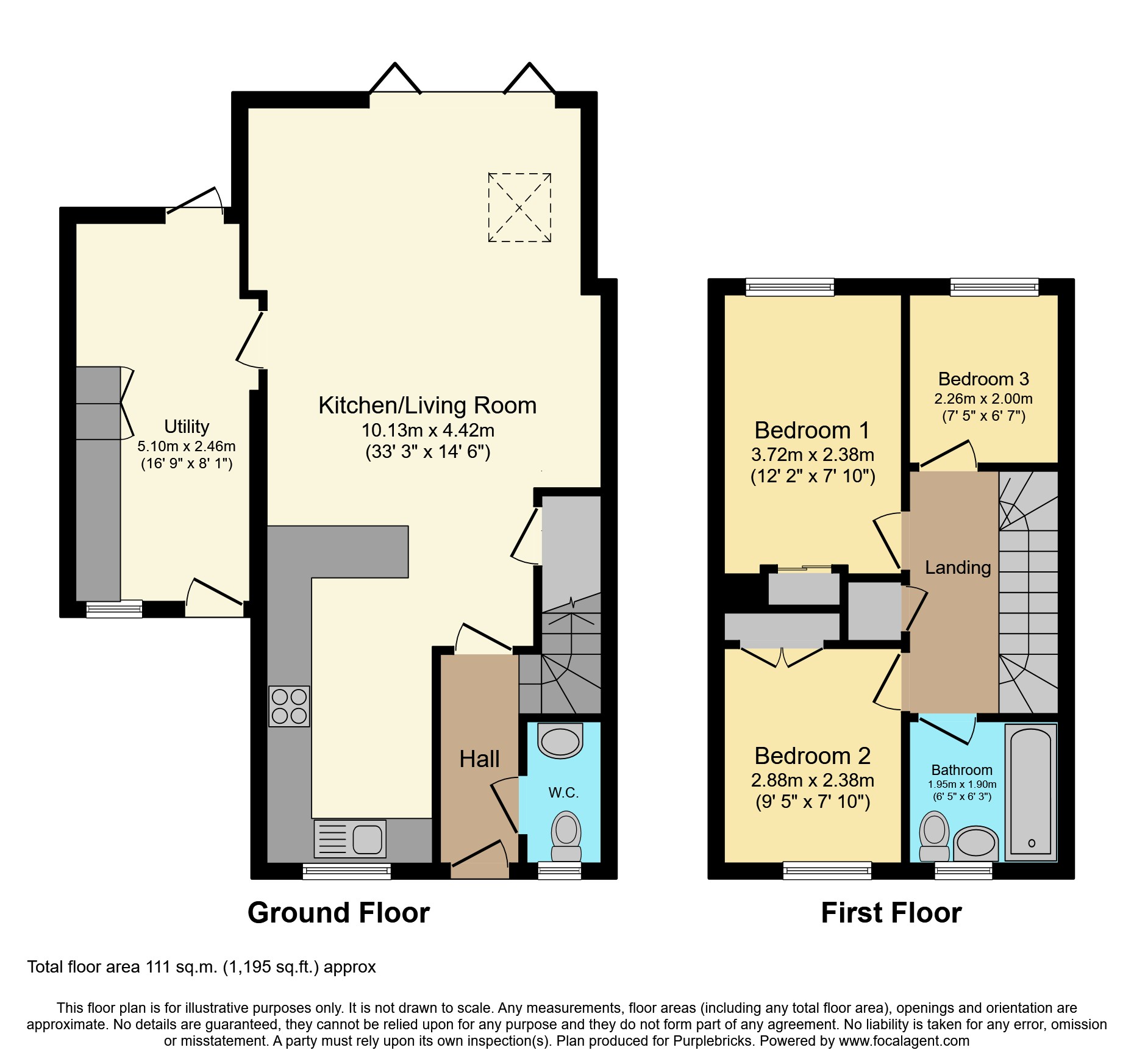 25, Royal Field Close, Chippenham floorplan