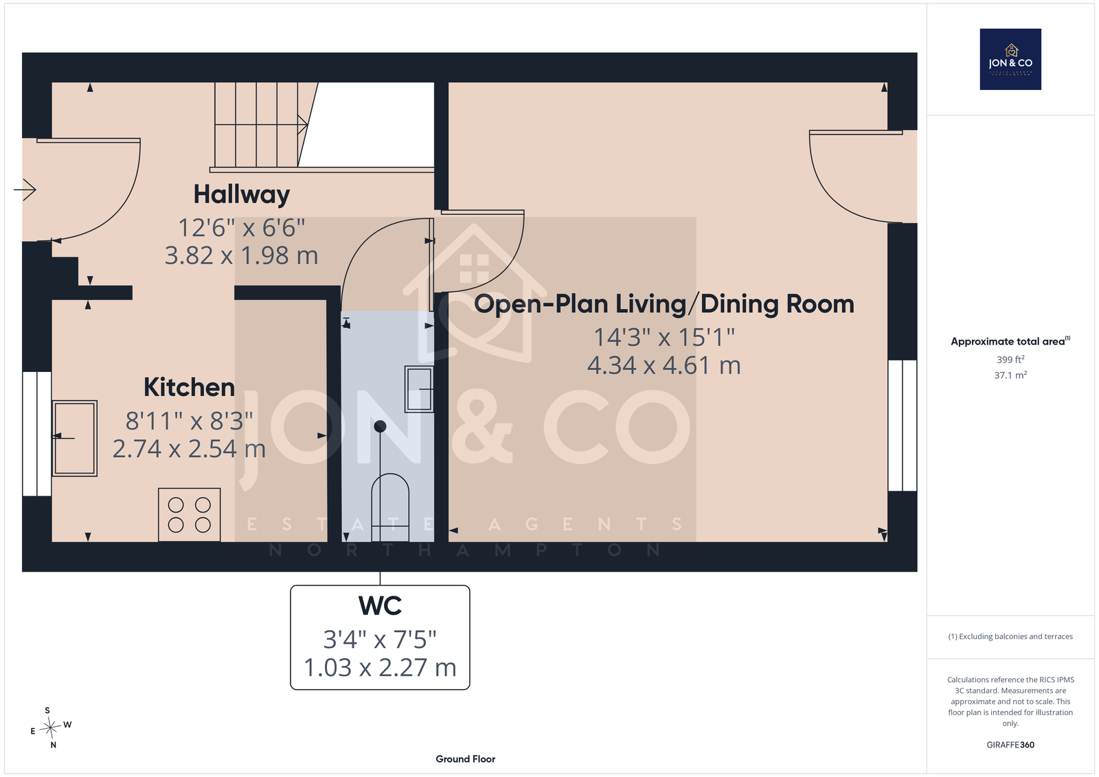 4, Waterfurrows Way, Northampton floorplan