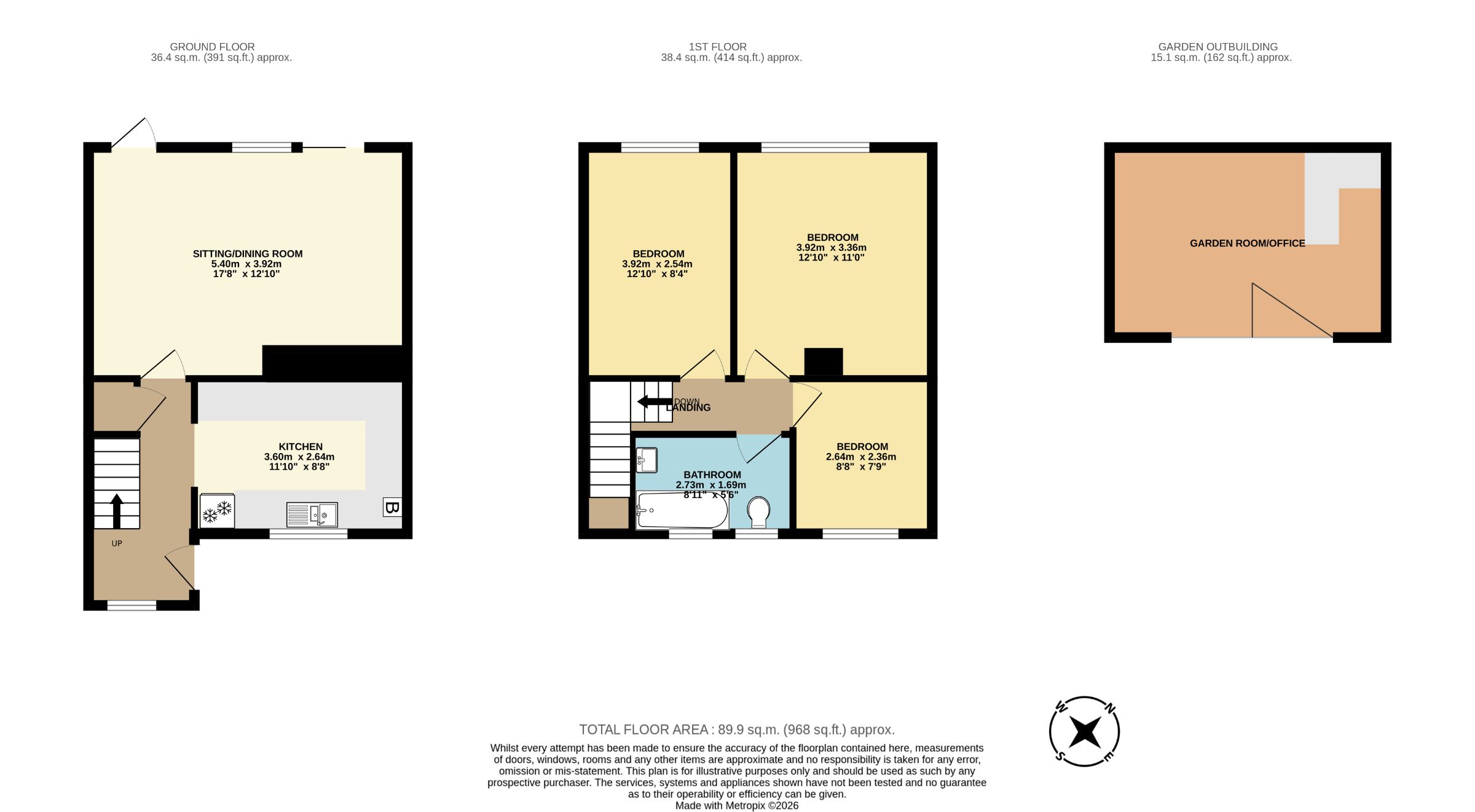 30 Pembroke Road, Paignton floorplan