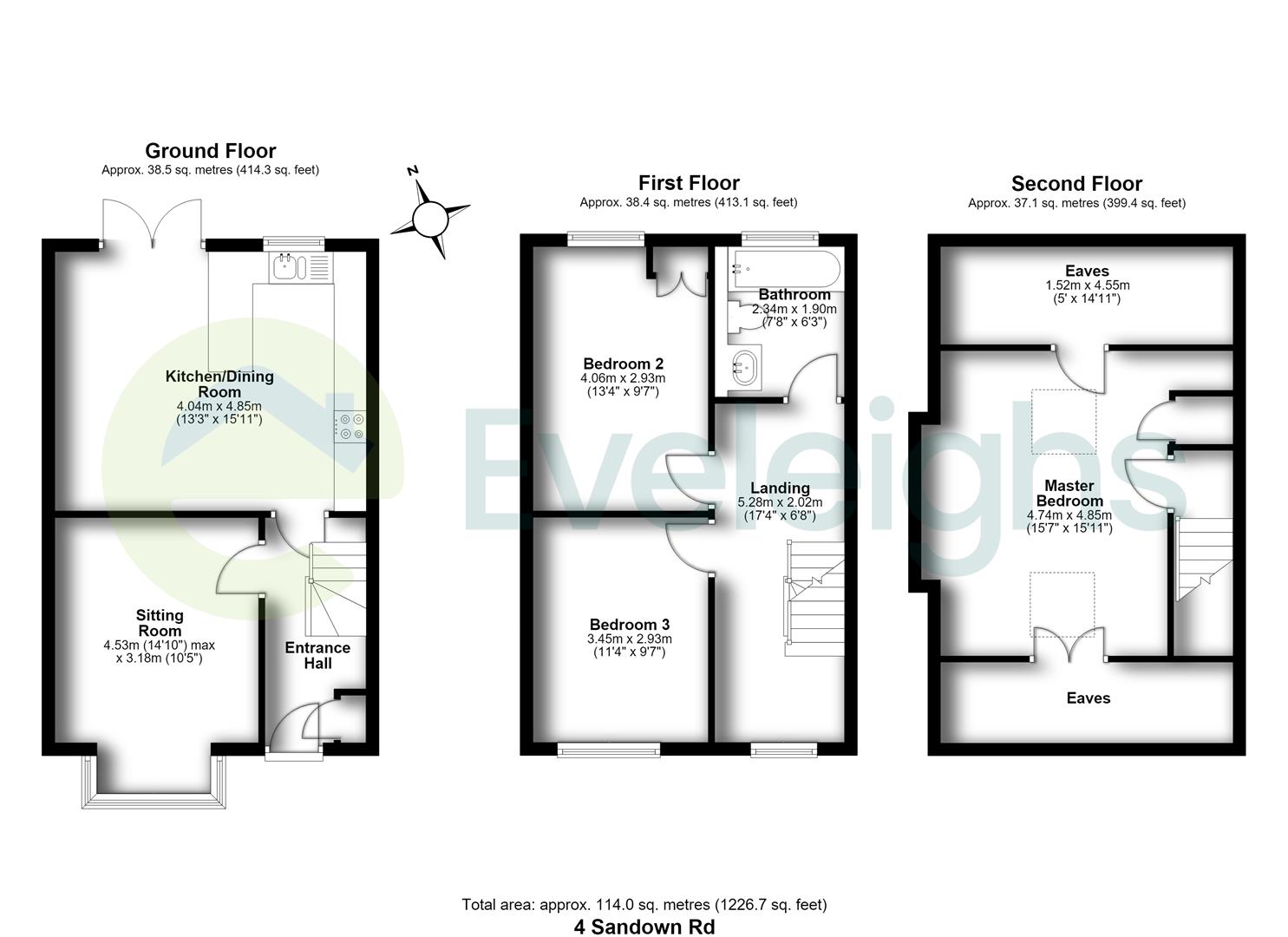 4, Sandown Road, Bristol floorplan