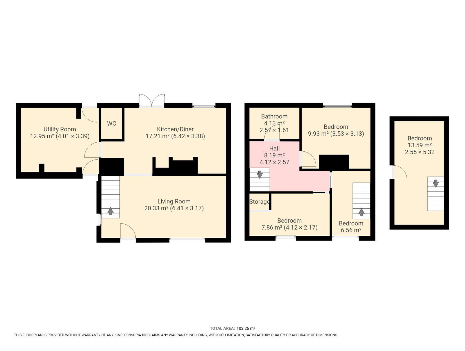 25, Underhill, Barnsley floorplan
