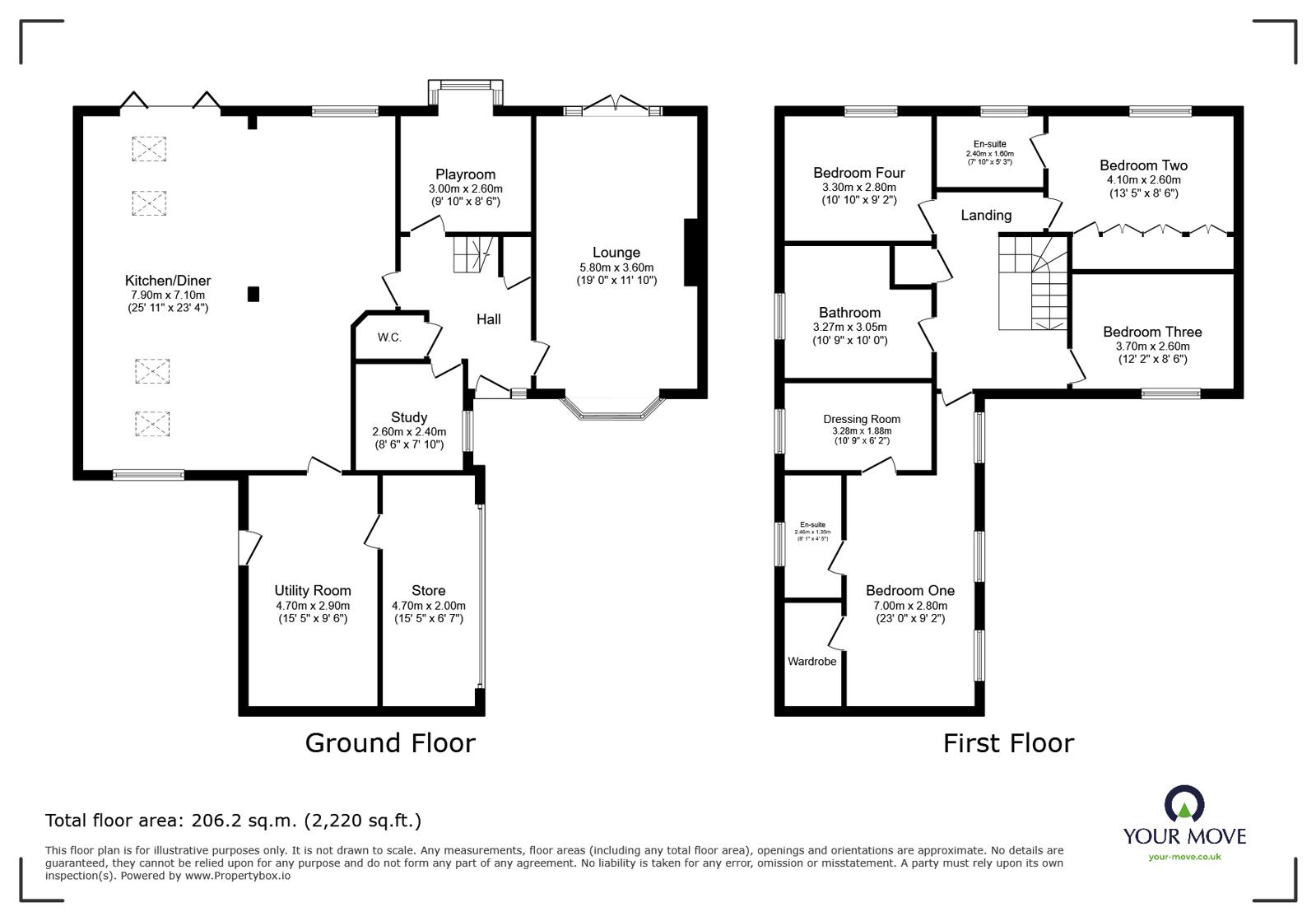 14, Olive Grove, East Riding of Yorkshire floorplan