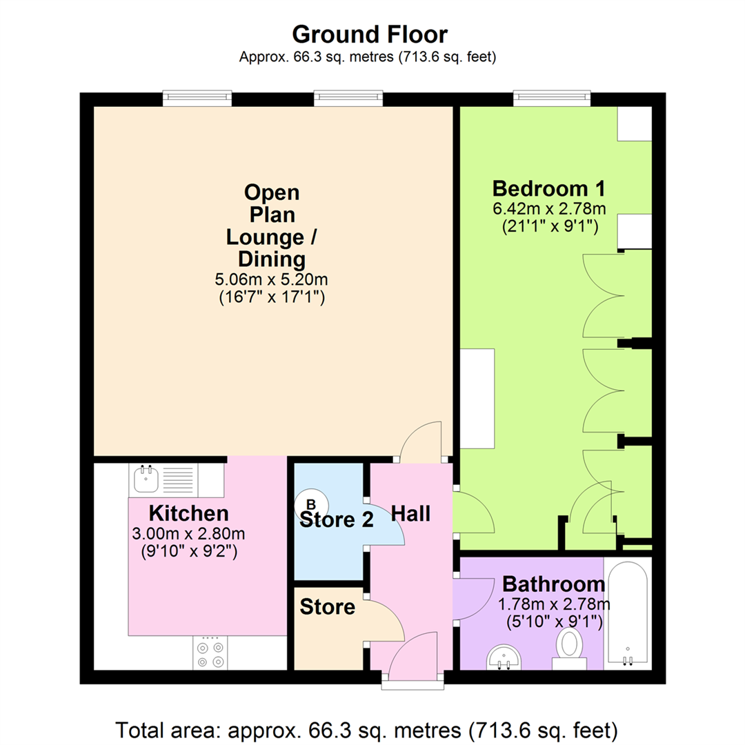 1 Bedrooms Flat for sale in Ilex Mill, Bacup Road, Rawtenstall, Rossendale BB4