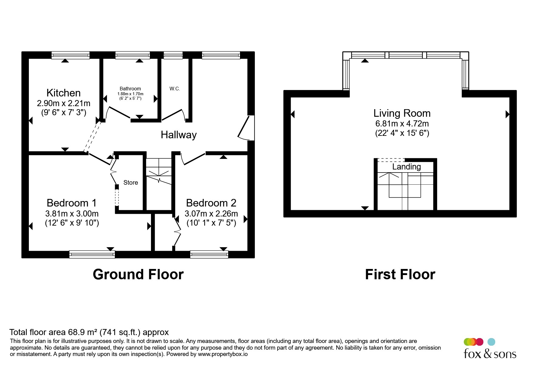 52a, Foxhill, Axminster floorplan