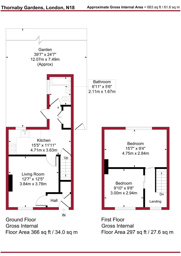 21, Thornaby Gardens, London floorplan