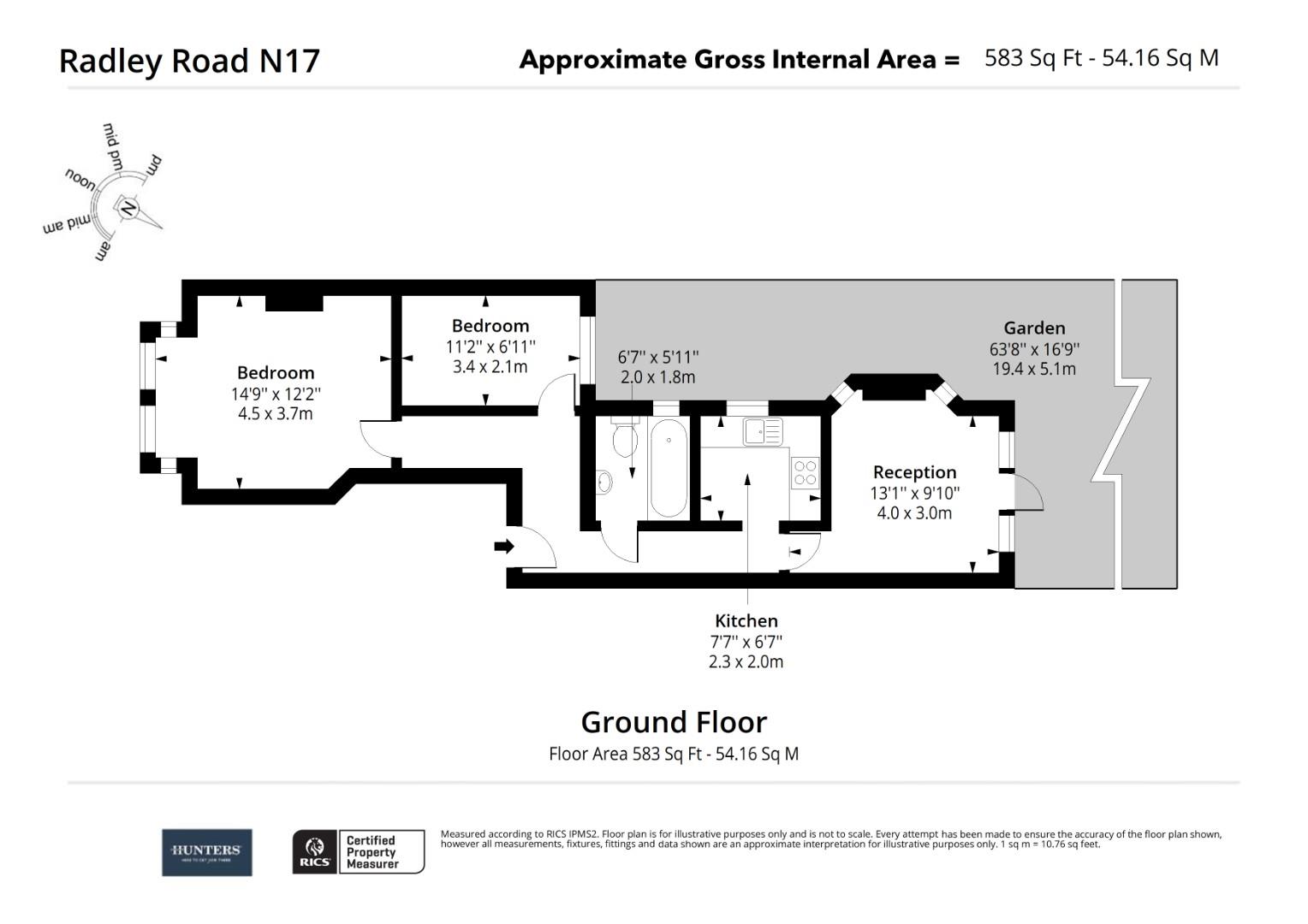 4, Radley Road, London floorplan