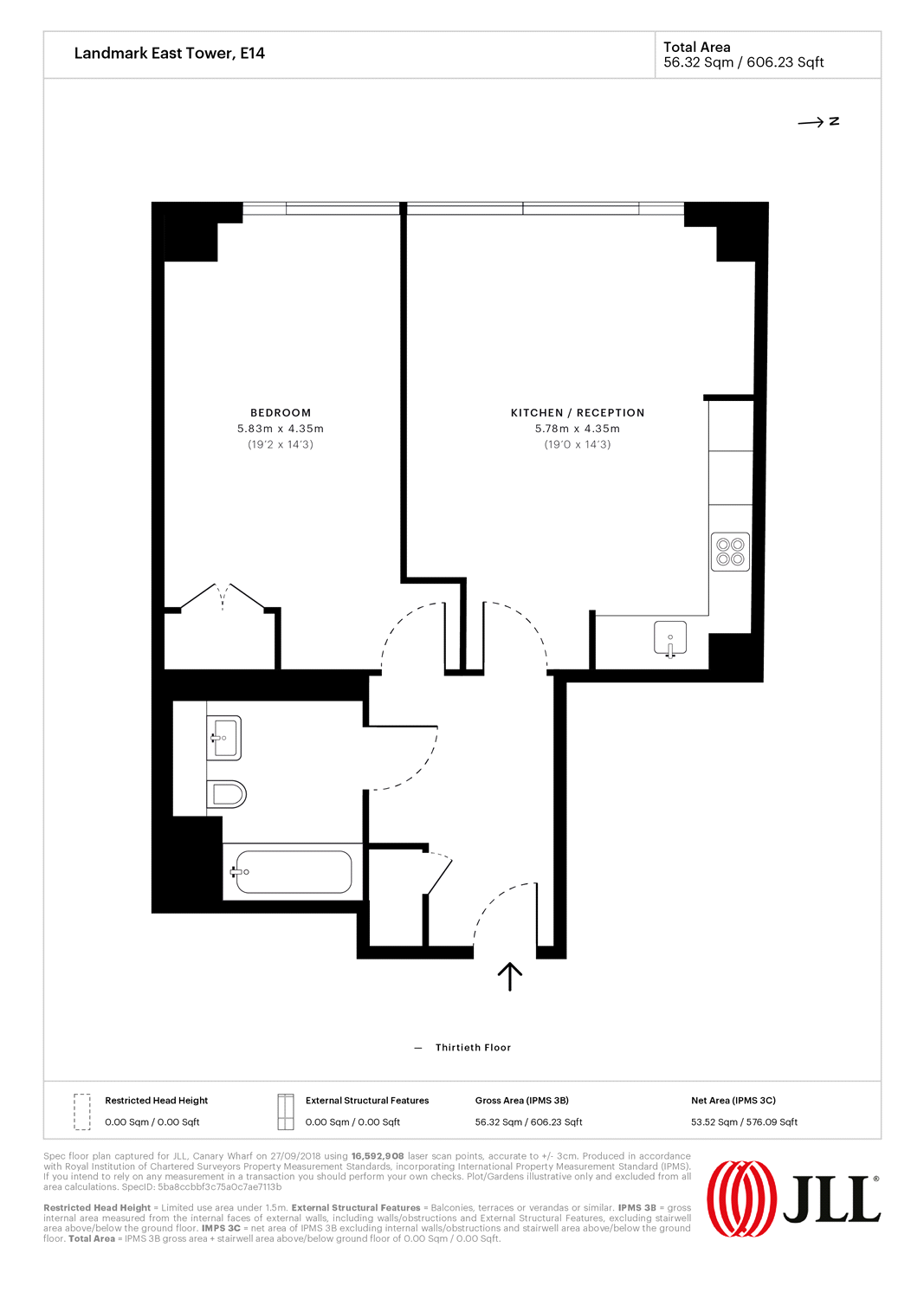 1 Bedrooms Flat to rent in Landmark East, 24 Marsh Wall, London E14