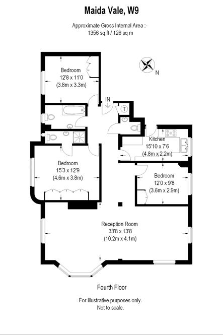 3 Bedrooms Flat to rent in Hamilton Court, Maida Vale W9