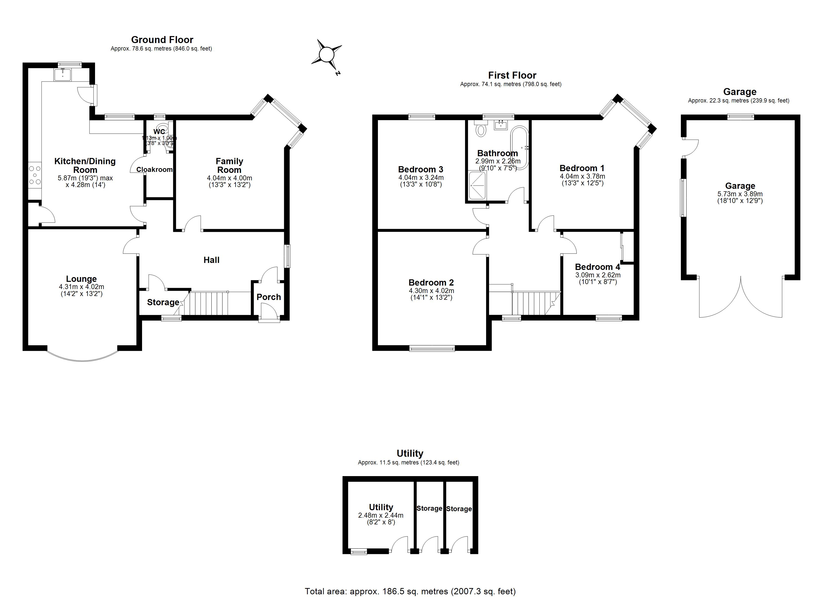 4 Bedrooms Semi-detached house for sale in Marlborough Crescent, Stockton Heath, Warrington, Cheshire WA4