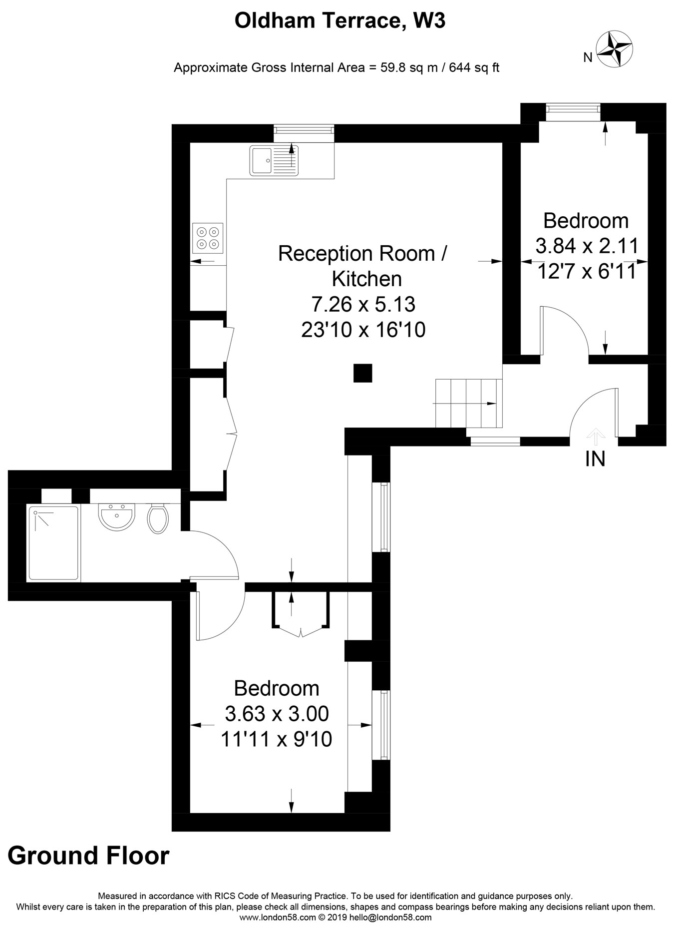 2 Bedrooms Flat for sale in Oldham Terrace, London W3