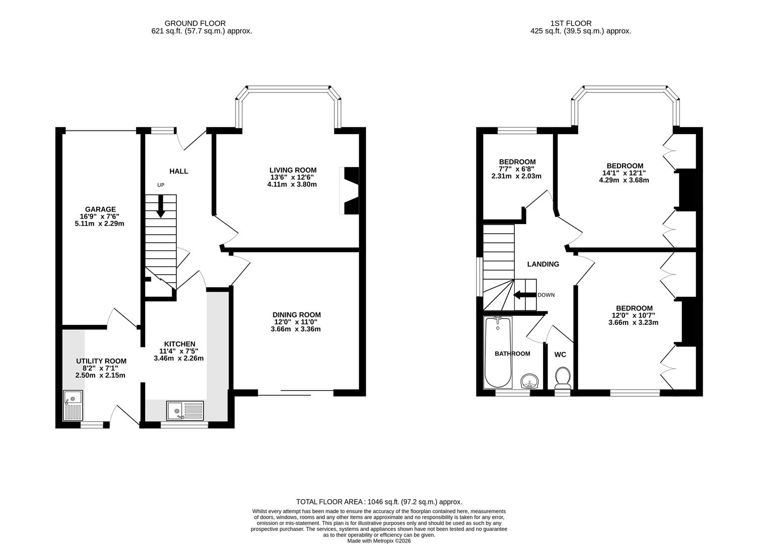 102, Rosebery Road, Hounslow floorplan