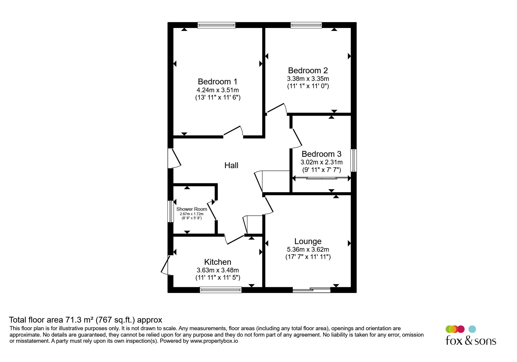 127, Tolkien Road, Eastbourne floorplan