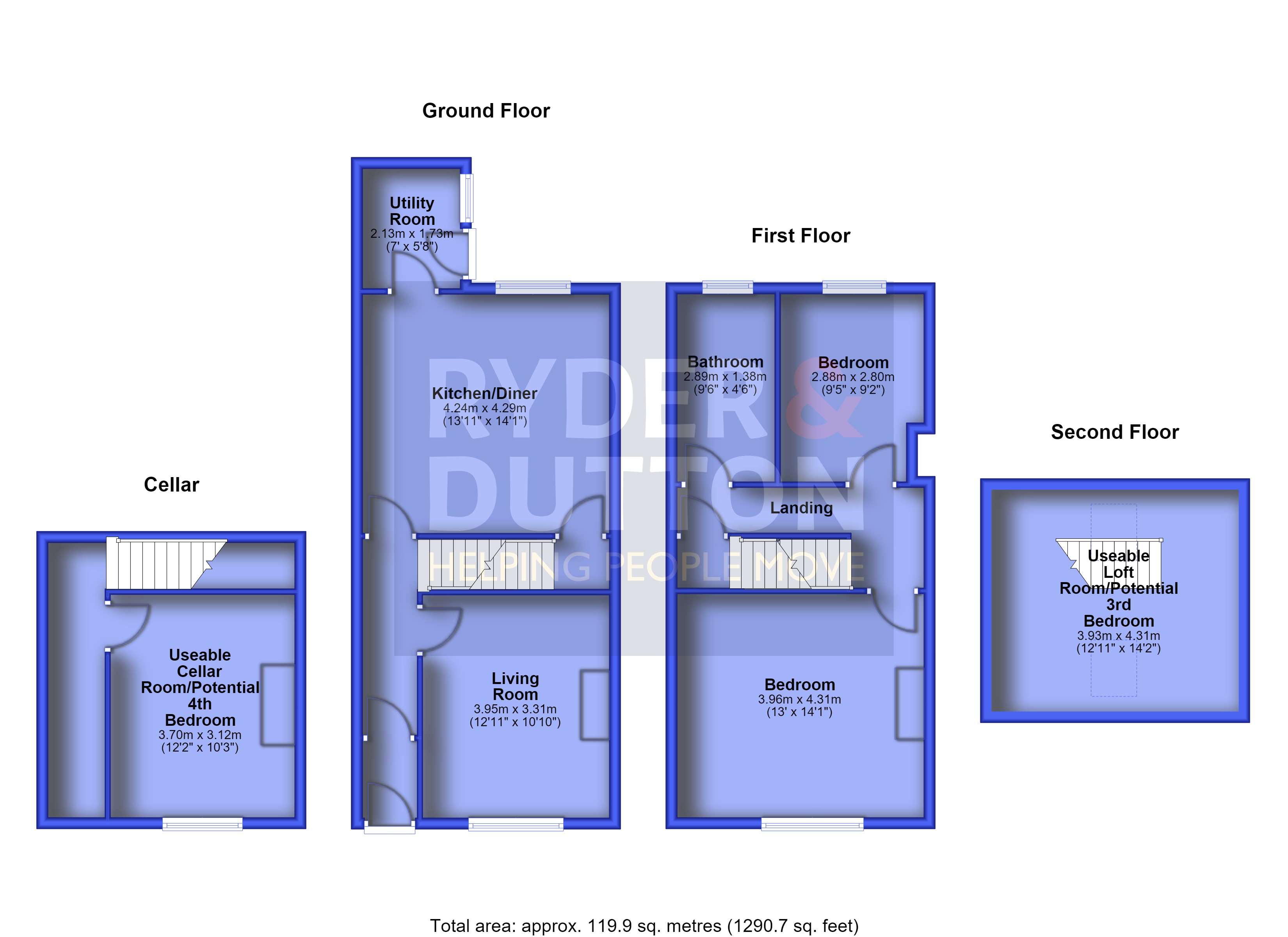 300, Oldham Road, Rochdale floorplan