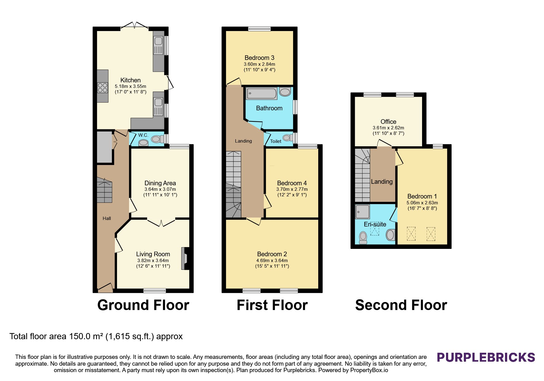 25, Oxford Gardens, London floorplan