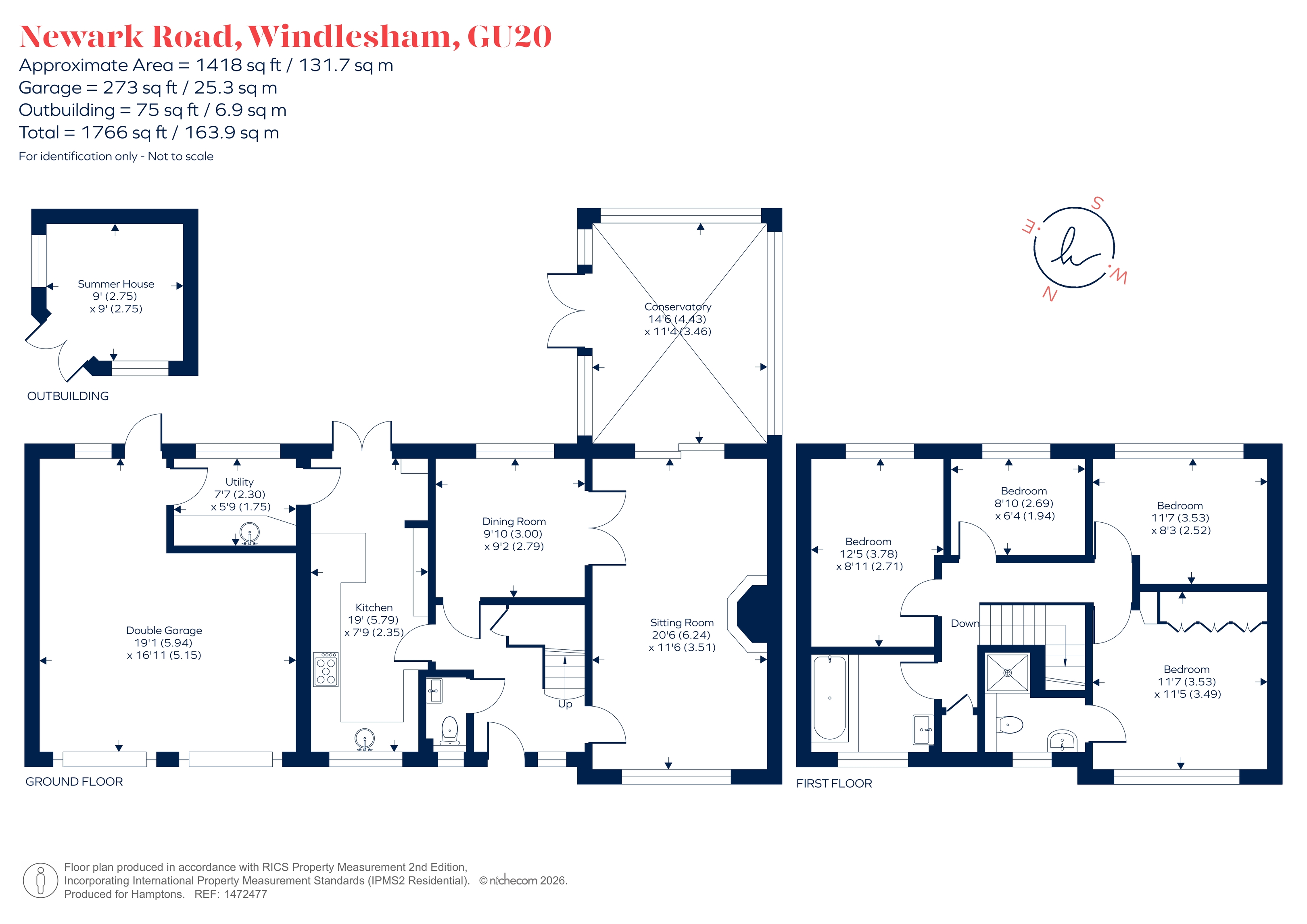7, Newark Road, Windlesham floorplan