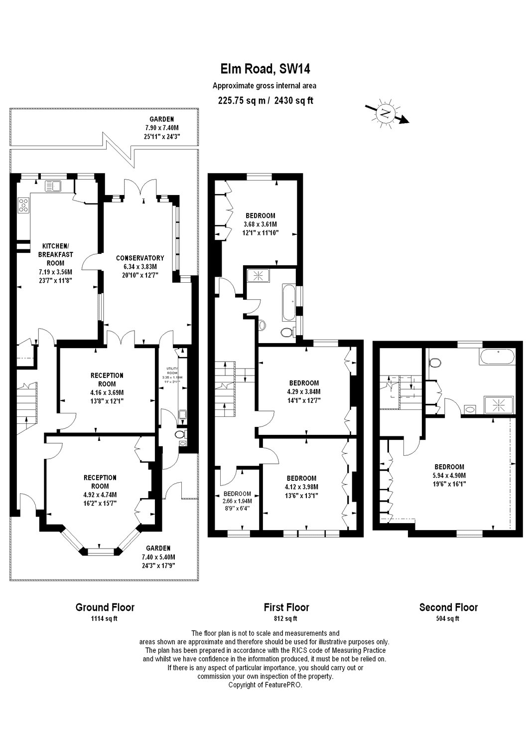 5 Bedrooms Terraced house for sale in Elm Road, London SW14