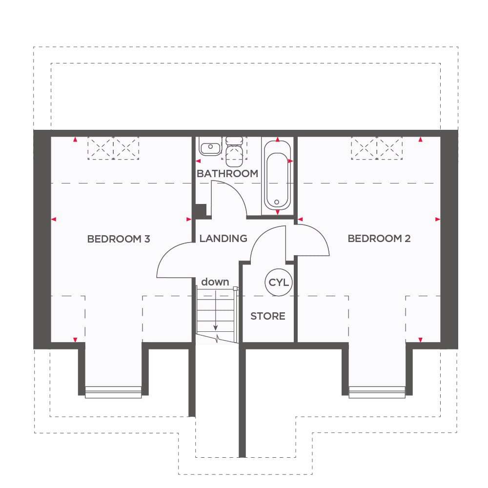 Plot 32, The Milton, Otters Reach,, Plot 32, The Milton, Otters Reach, Devon floorplan
