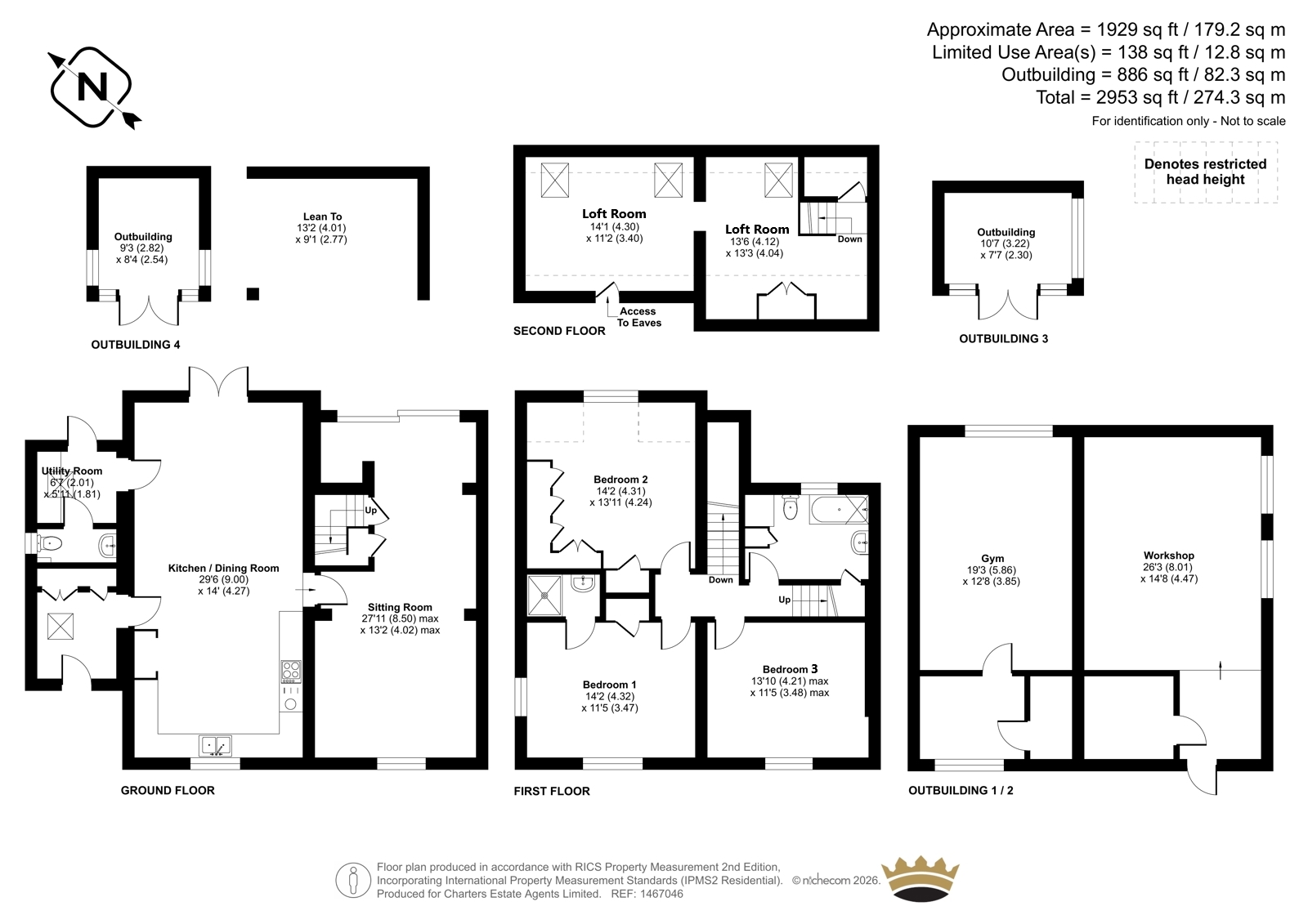 1 Hill Farm Cross Cottage,, Sutton Scotney, Hampshire floorplan
