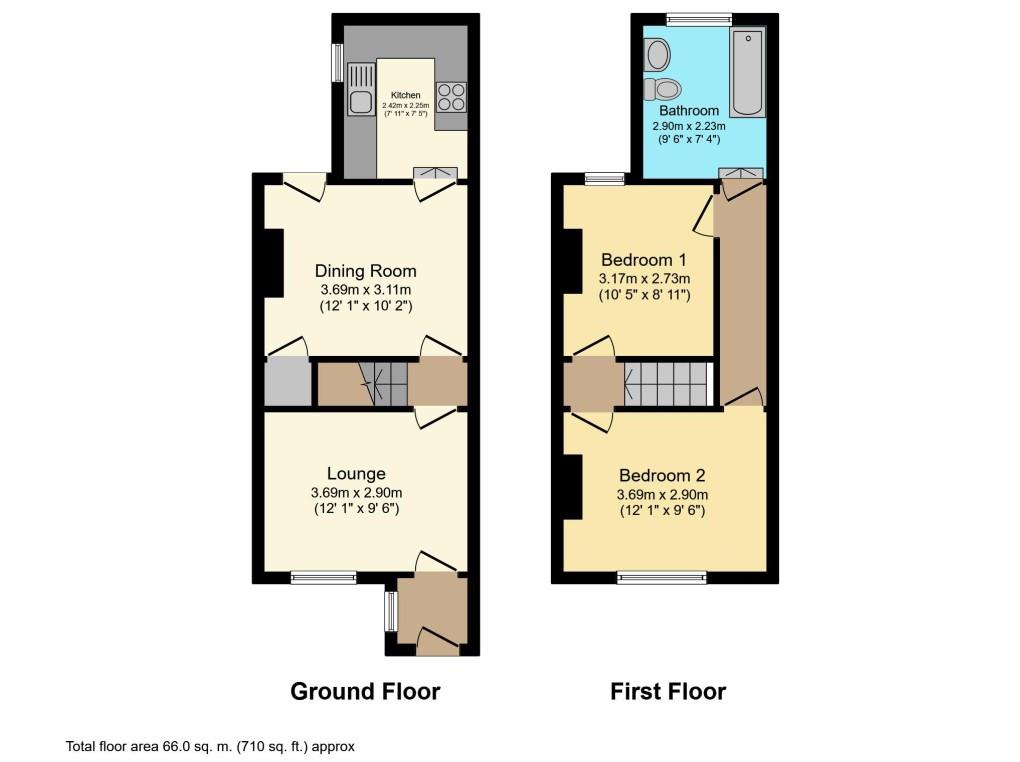Gordon Road, Chatham ME4, 2 bedroom terraced house for sale 65234673
