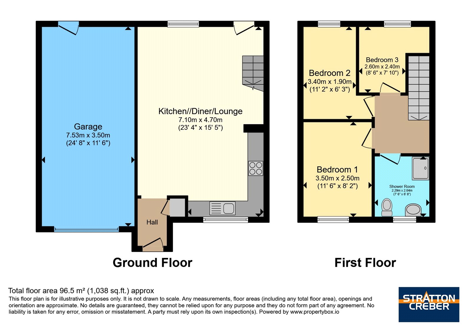95, Trevithick Estate, Padstow floorplan