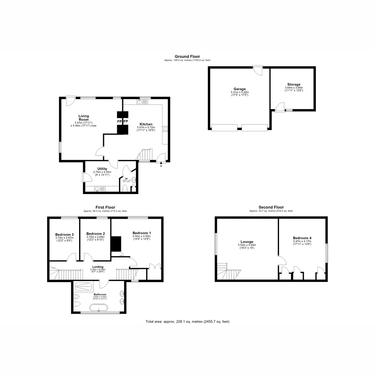 Heys Road, Holmfirth floorplan