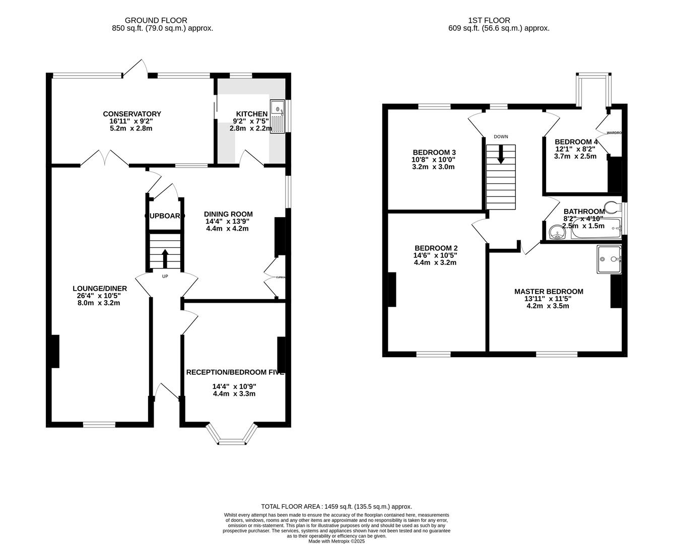 655, Dorchester Road, Weymouth floorplan