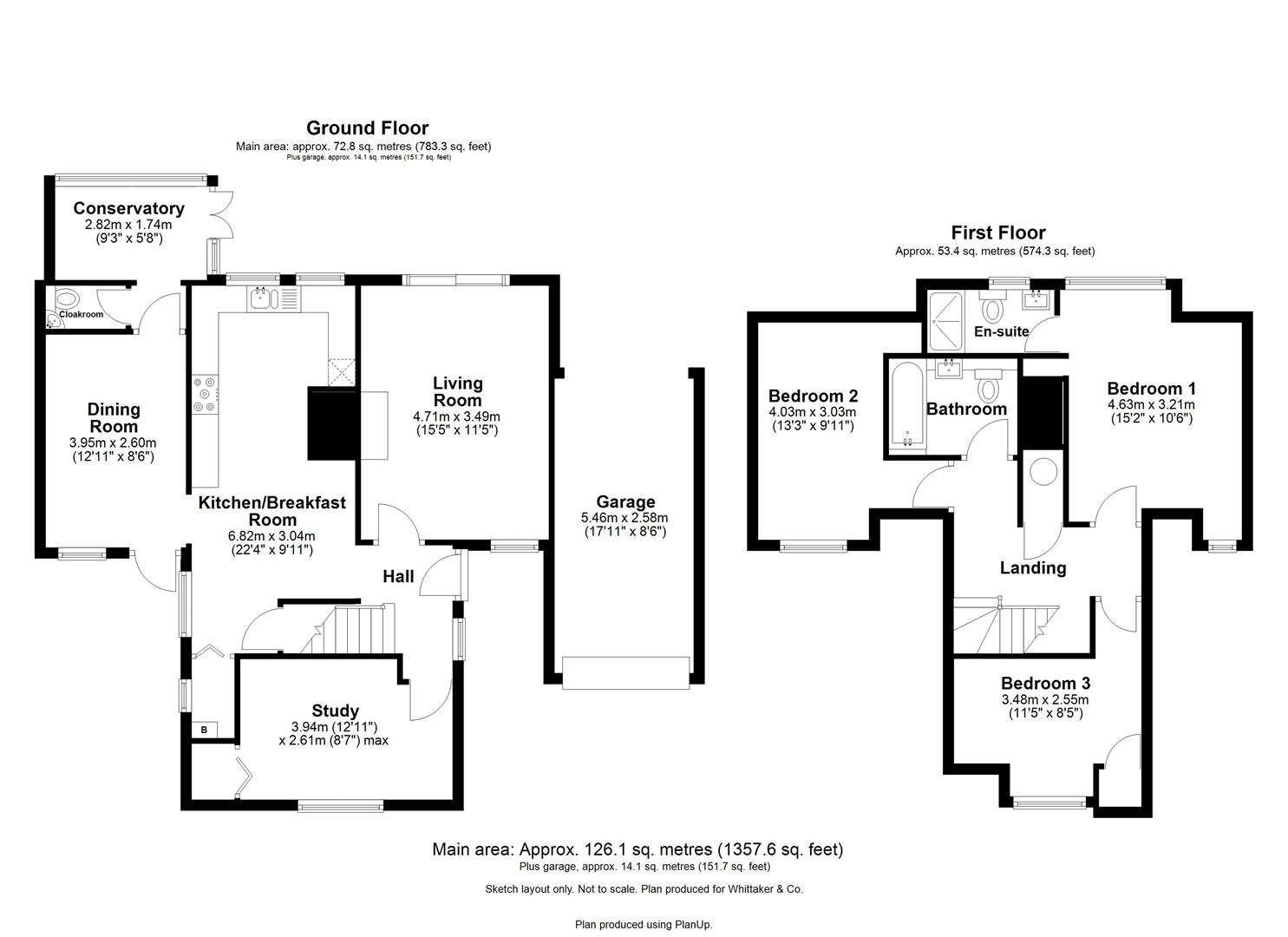 2, Conquerors Hill, Wheathampstead floorplan