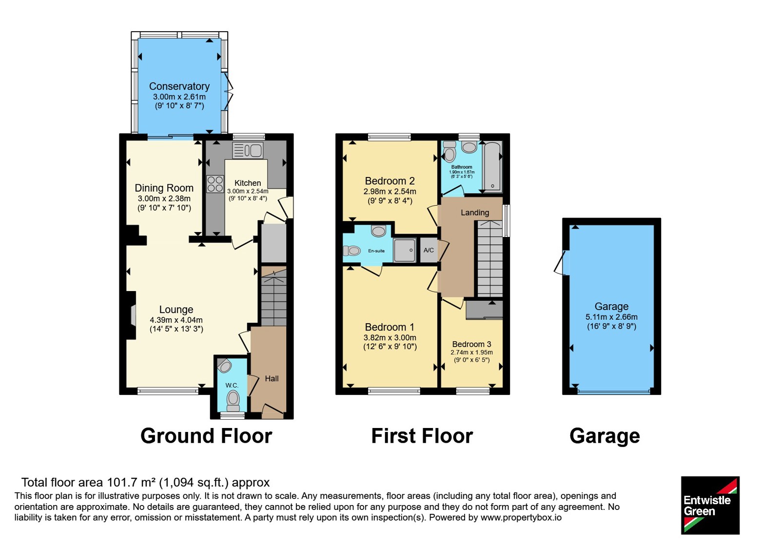 5, Goldfinch Close, Morecambe floorplan