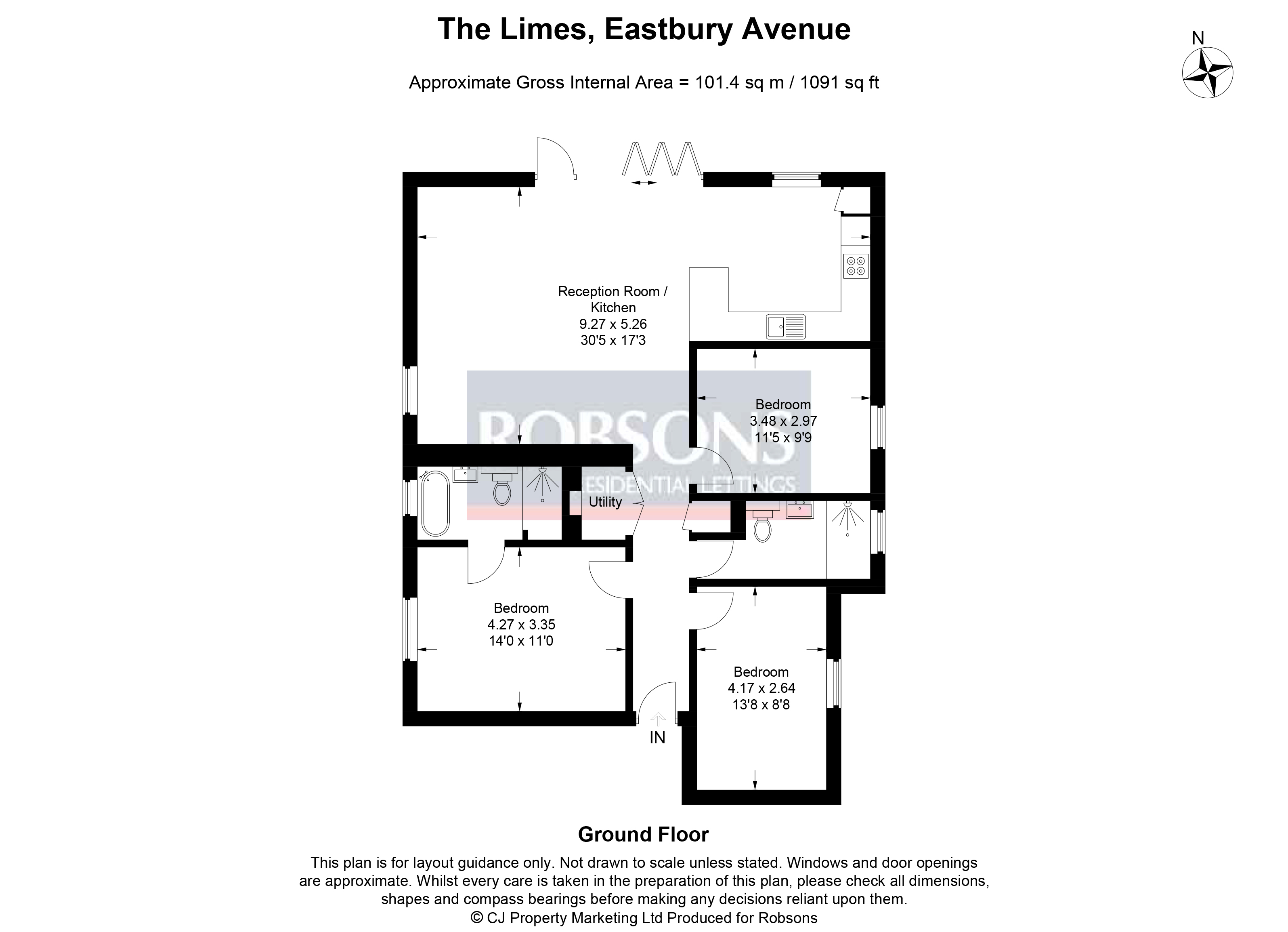 1, The Limes, Northwood floorplan