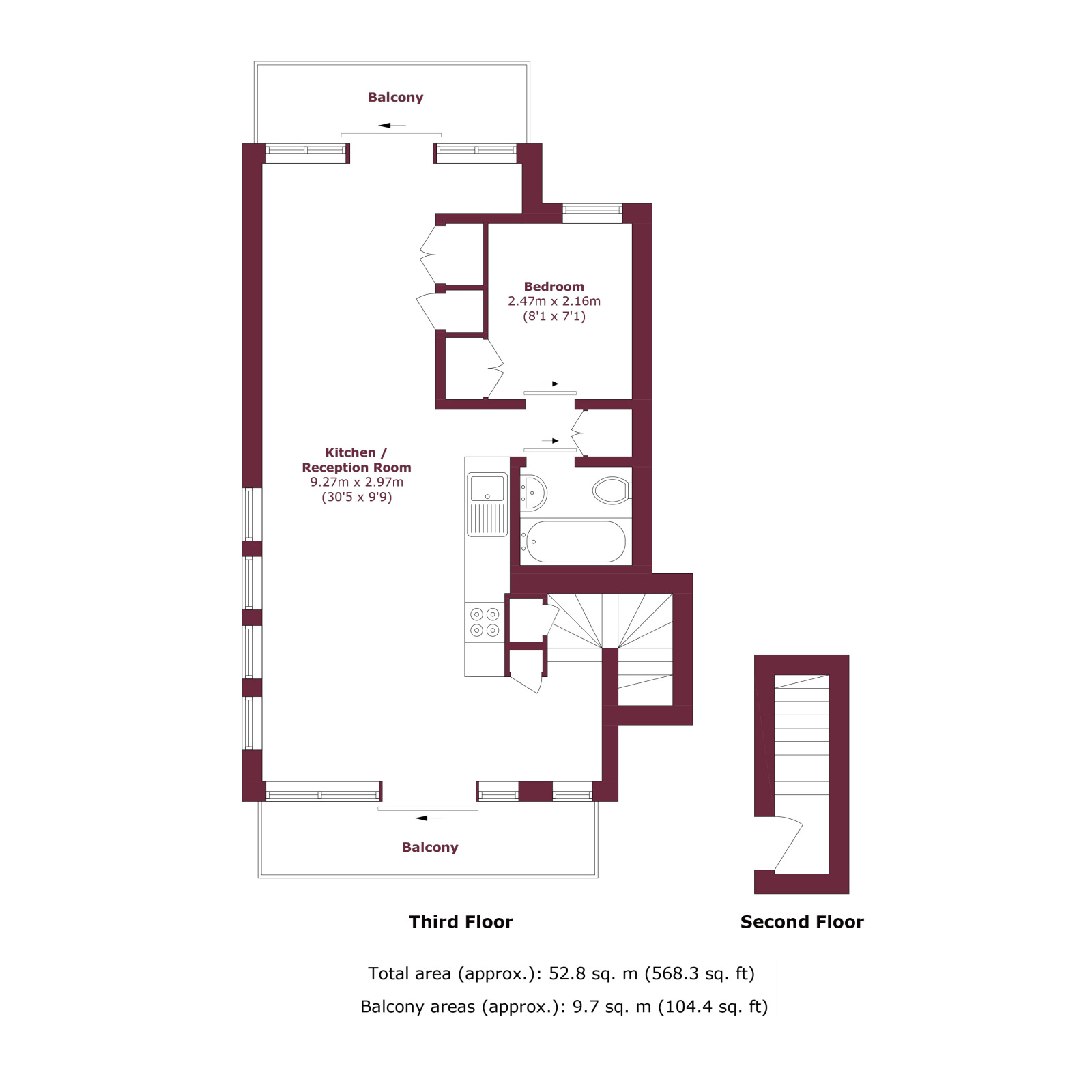 Tannery Apartments, London floorplan