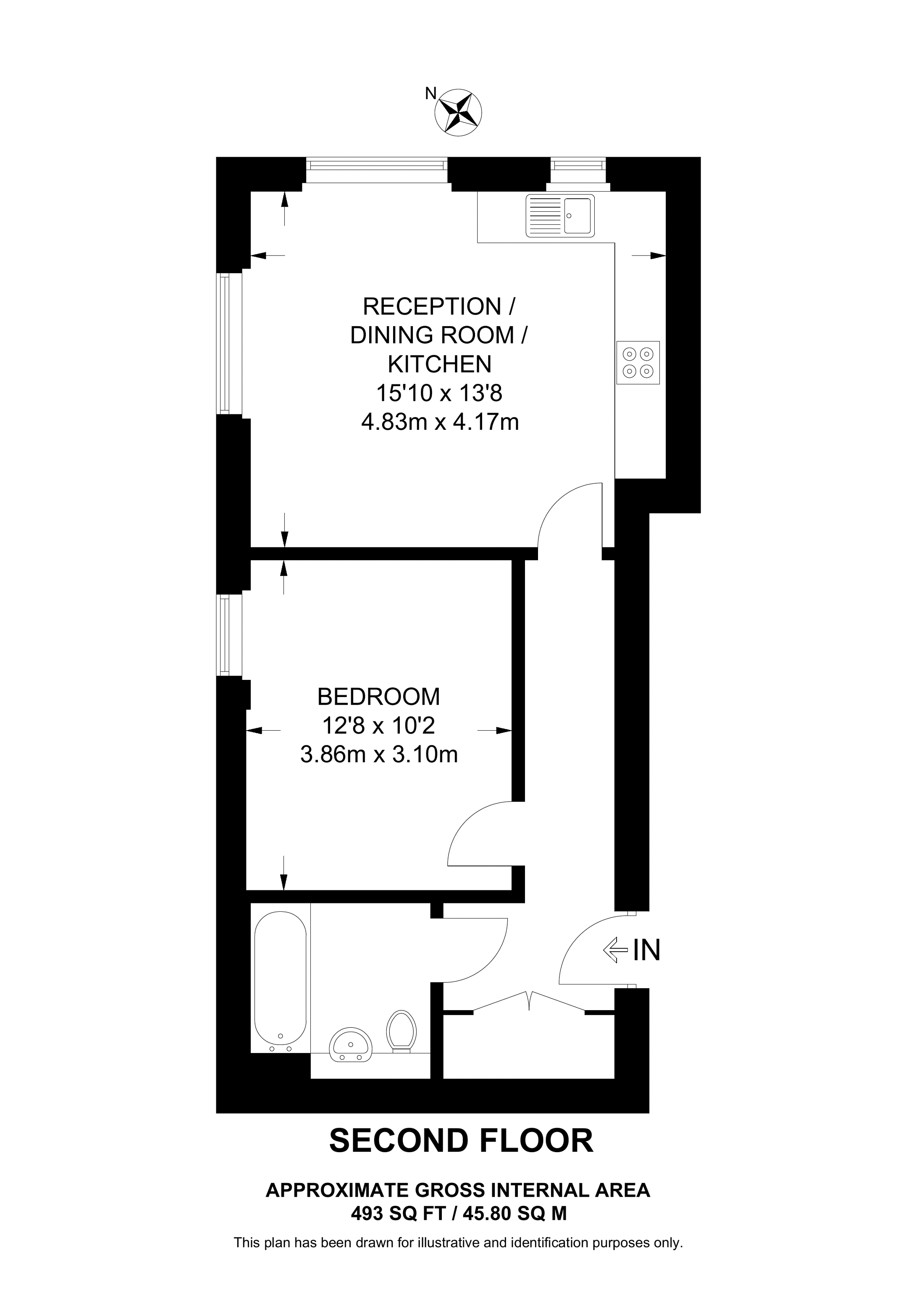 40% share Jasmine House, Battersea floorplan