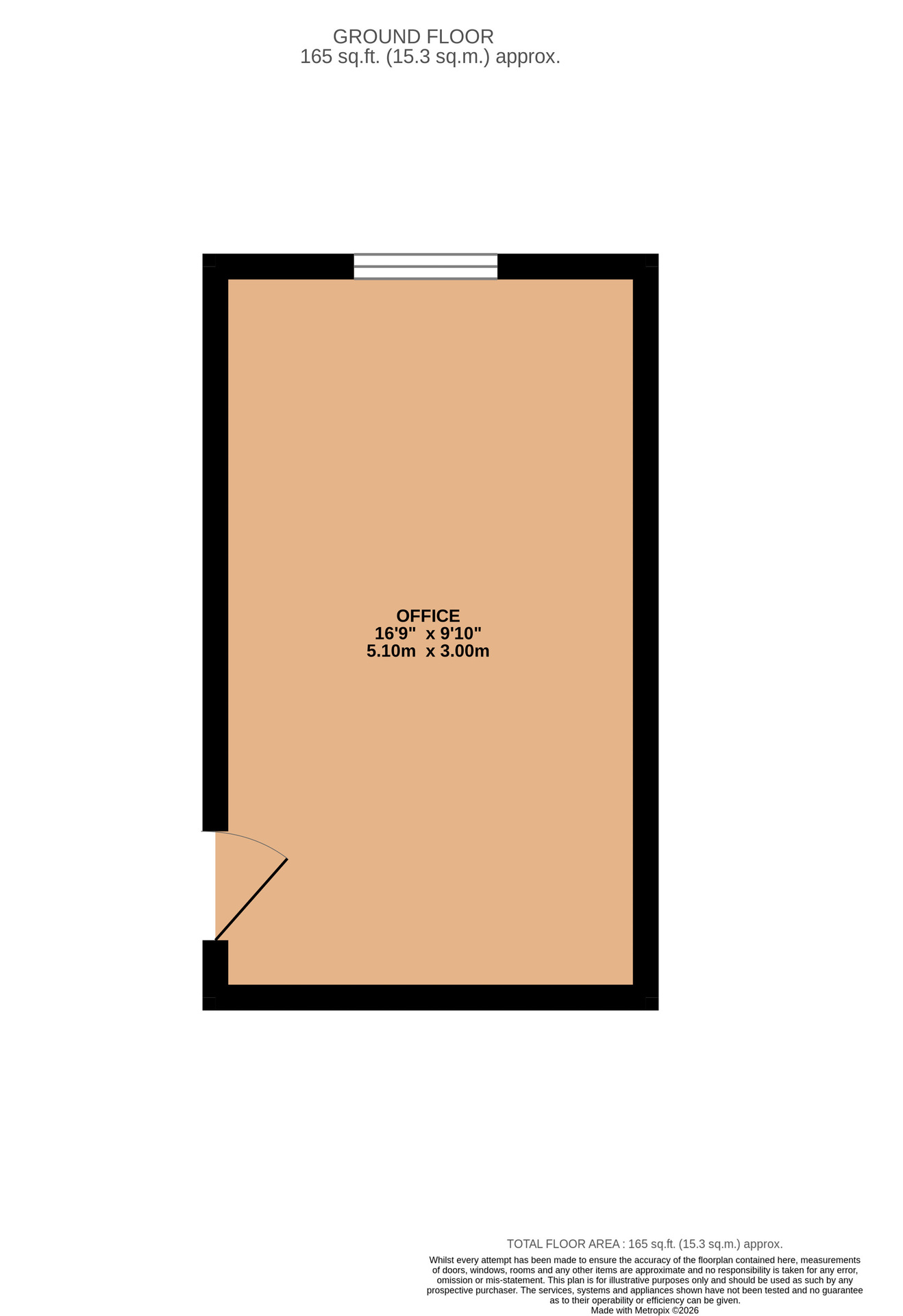 3/3, 12 Renfield Street, Glasgow floorplan